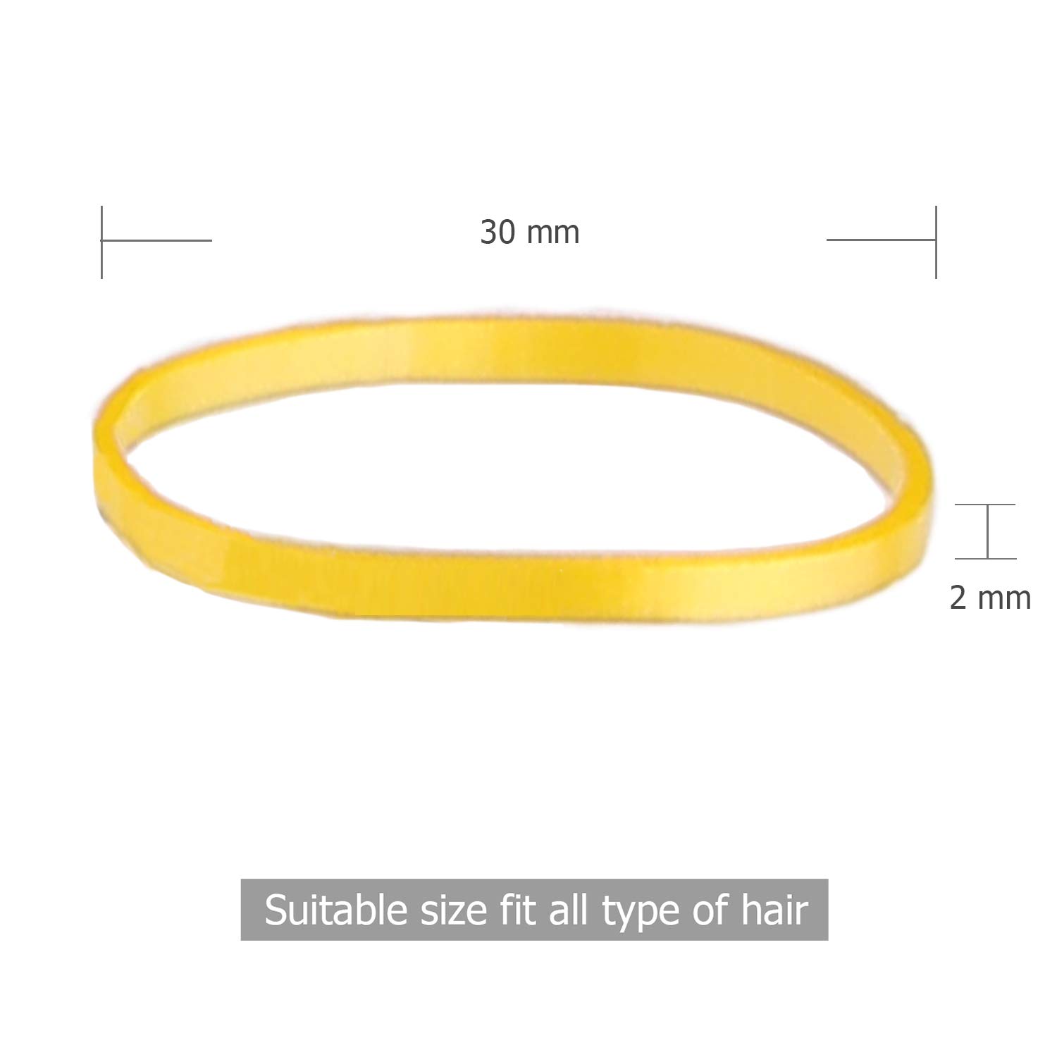 HOYOLS Baby Hair Ties Hair Rubber Bands for Toddler Infants Kids Girls Thin Small Hair Elastics 1500 Piece Pack