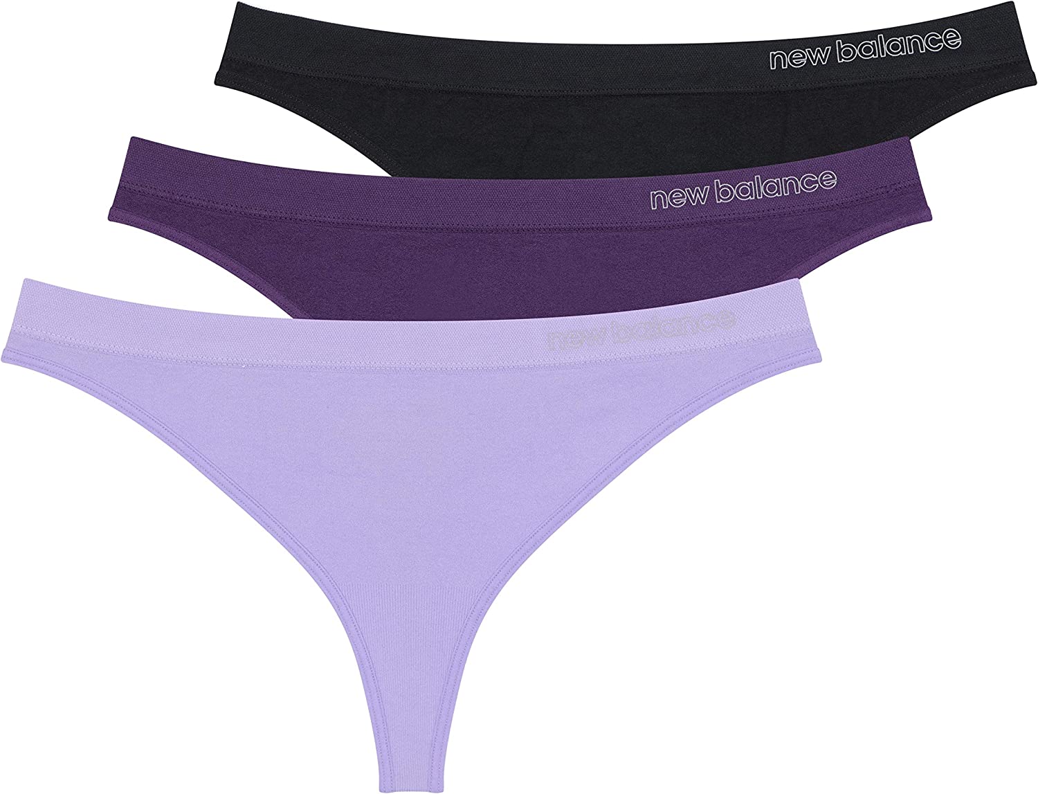 New Balance Women's Ultra Comfort Performance Seamless Thong (3-Pack)