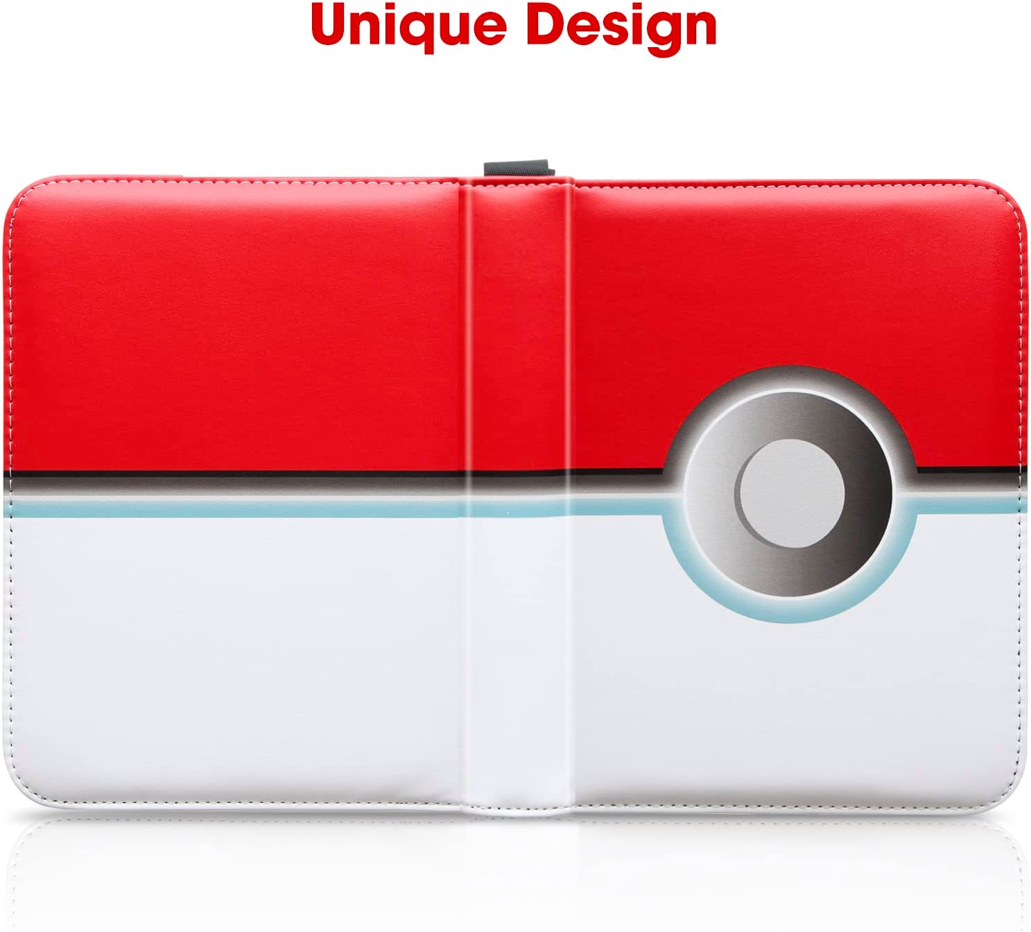 JoyHood Card Binder for TCG Cards, Trading Card Holder with Sleeves, Game Collection Card Album Fits PTCG, Sports Card, Holds 400 cards, Gifts for Boys/Girls (Silver Ball)