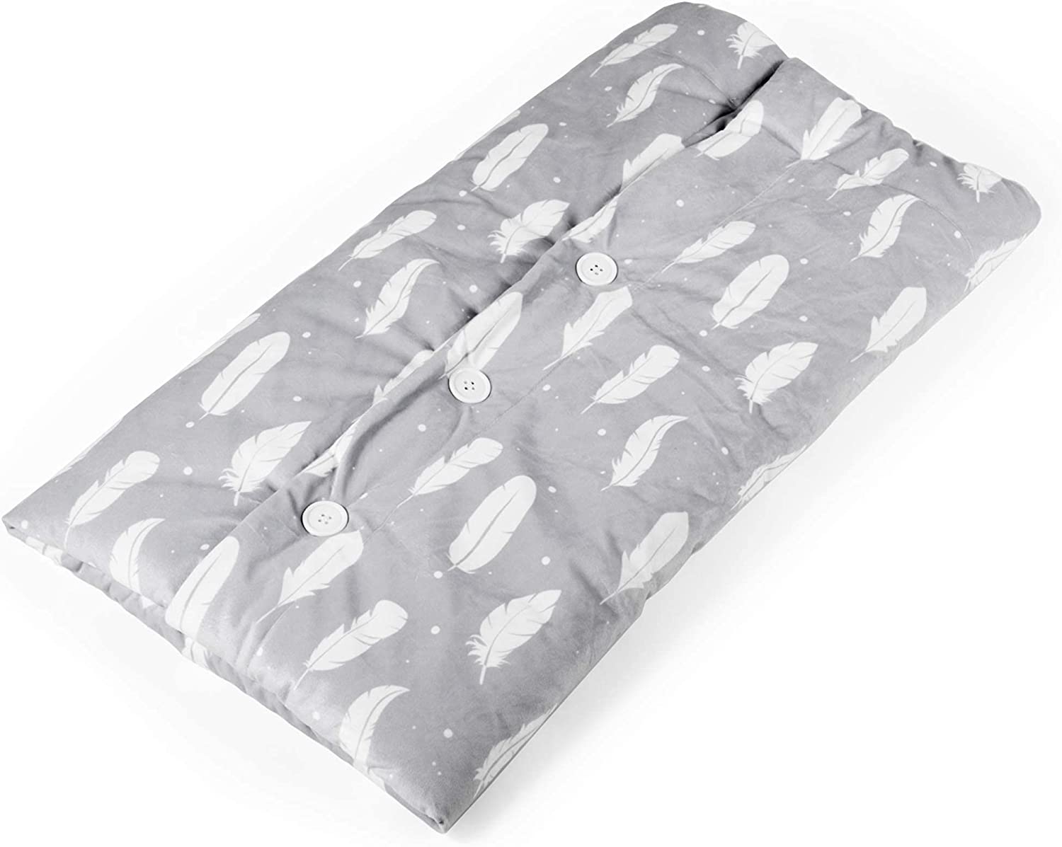 Snuggle Baby Swaddle Blanket for Boy or Girl - Premium Plush Newborn Swaddle Sleep Sack - Soft Fleece Baby Sleeping Bag - Stroller Infant Swaddle Wrap - Boho Feathers