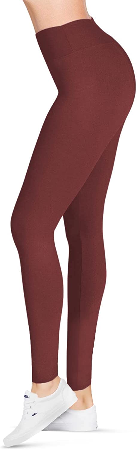 SATINA High Waisted Leggings for Women - Capri & Full Length Women's Leggings