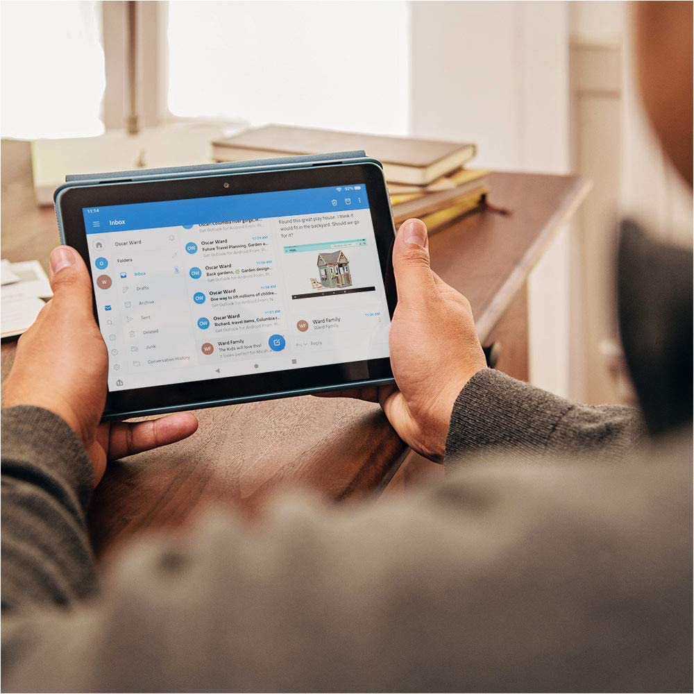 Amazon Fire HD 8 tablet, 8" HD display, 64 GB, (2020 release), designed for portable entertainment, Black