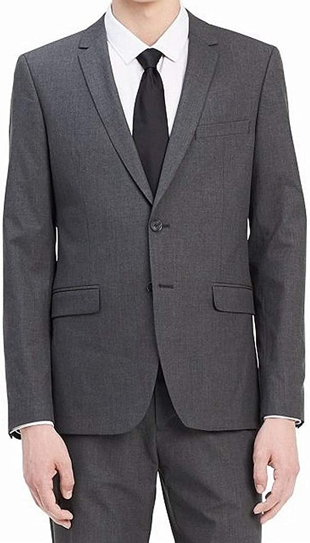 Calvin Klein Men's Slim Fit Button Notch End Bi-Stretch Infinite Jacket