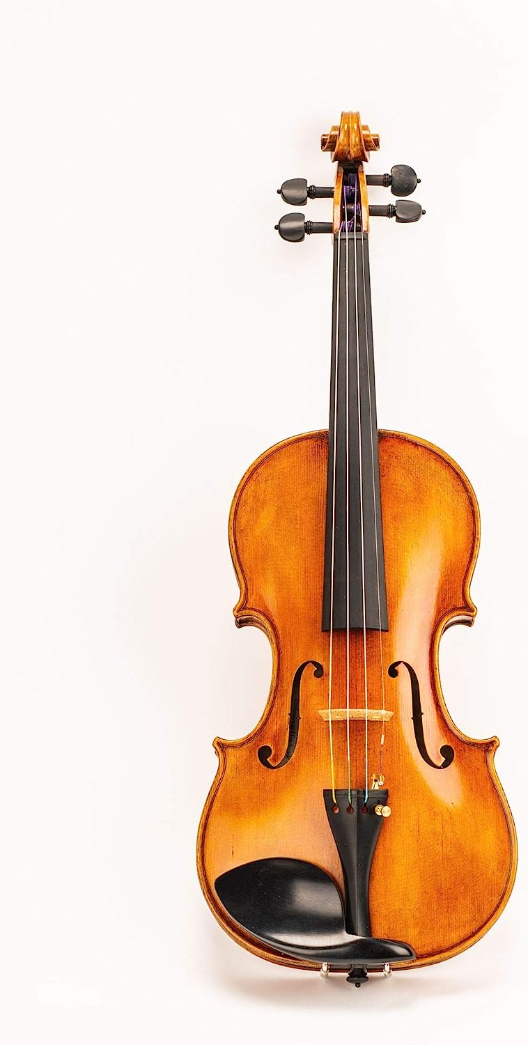 D Z Strad Violin - Model 700 - Light Antique Finish with Dominant Strings, Case, Bow and Rosin (3/4 - Three Quarter)
