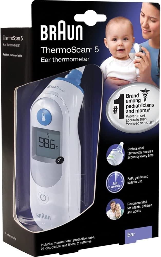 Braun ThermoScan 5 Ear Thermometer – IRT6500