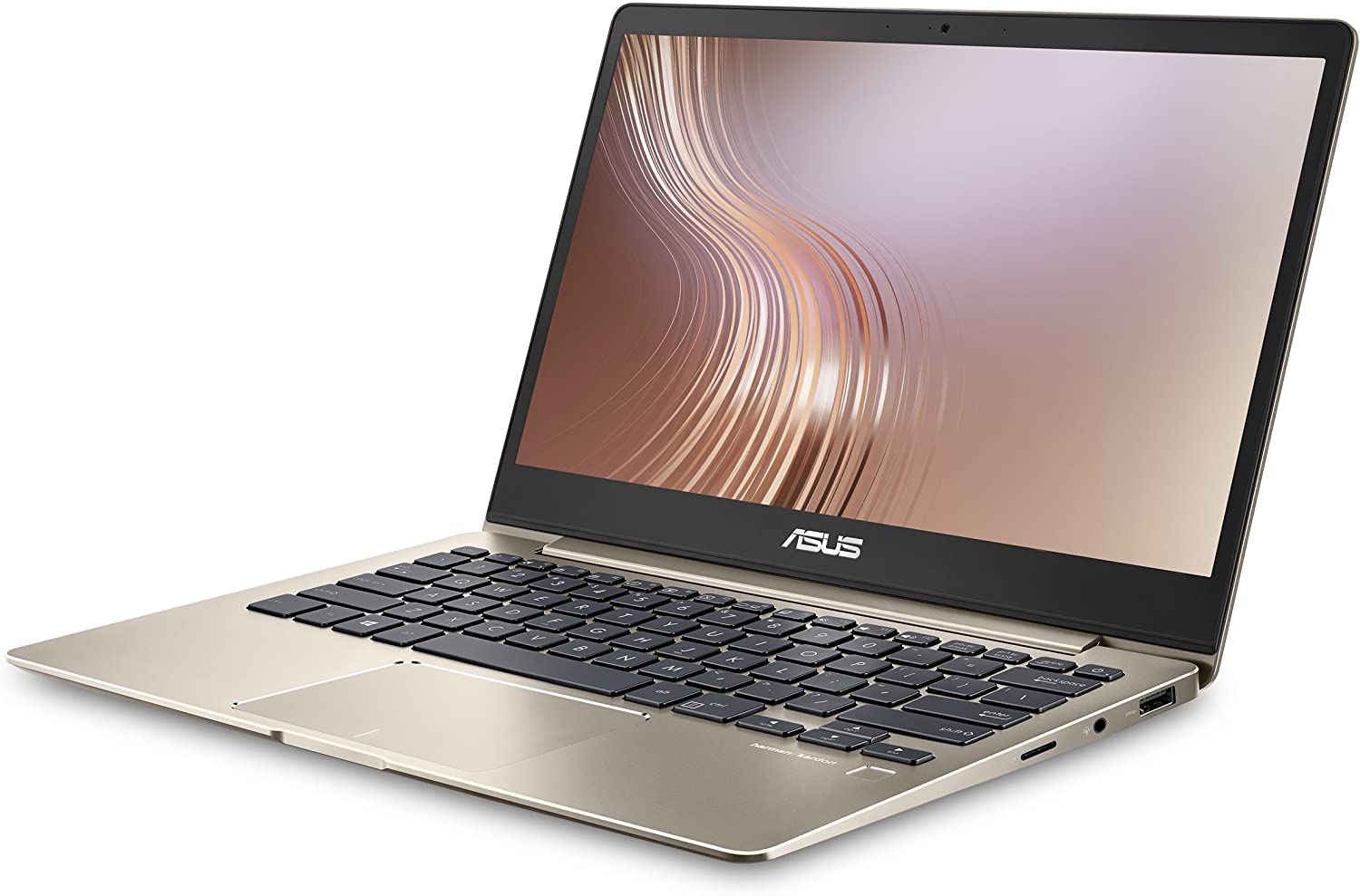 ASUS ZenBook 13 UX331UA Ultra-Slim Laptop 13.3” Full HD WideView display, 8th gen Intel Core i7-8550U Processor, 8GB LPDDR3, 256GB SSD, Windows 10, Backlit keyboard, Fingerprint, Icicle Gold