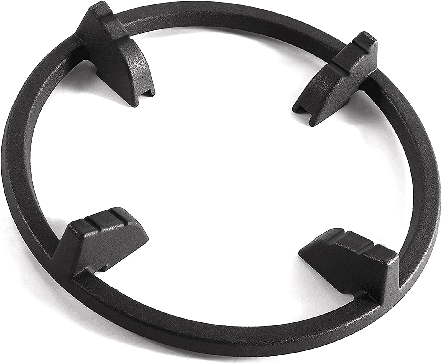 MCAMPAS Cast Iron Wok Support Ring, Universal Non-Slip Cast Iron Wok Rack Suitable for kitchen Samsung, GE, Frigidaire, Whirlpool, KitchenAid Etc, Gas Stove Rack Accessories.9.37 Inch