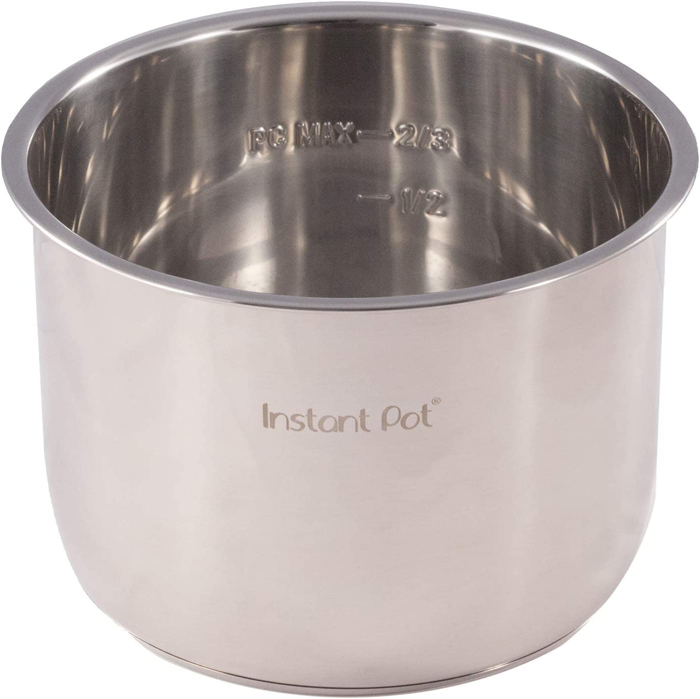Instant Pot IP-POT-SS304-60 Genuine Stainless Steel Inner Cooking Pot - 6 Quart