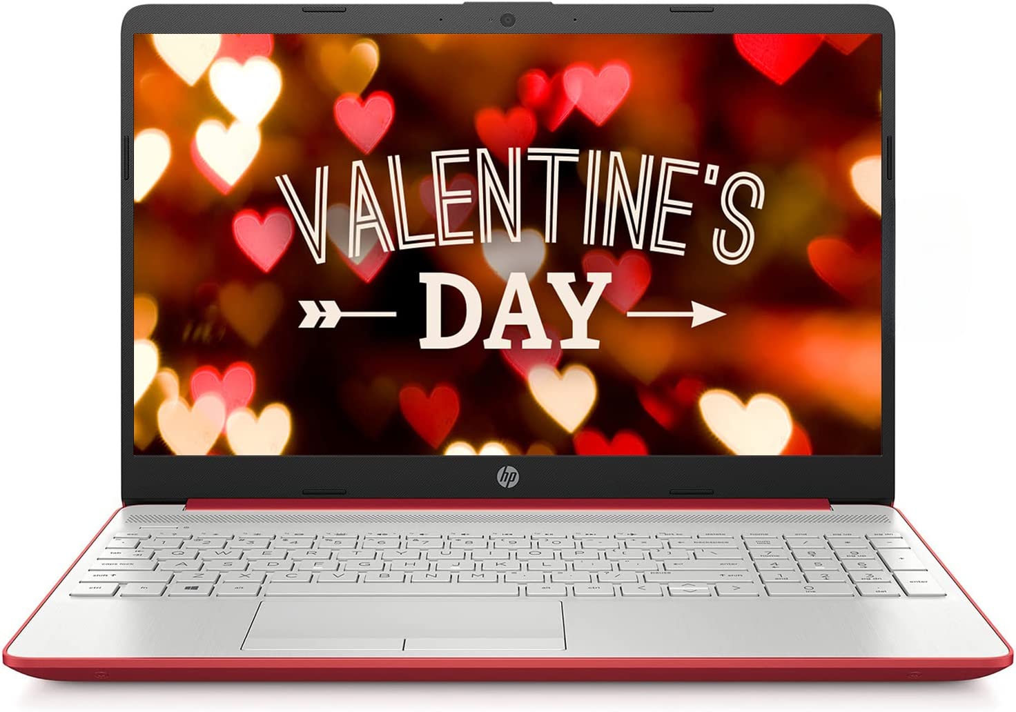 HP Pavilion Laptop (2022 Model), 15.6'' HD Display, Intel Celeron Quad-Core Processor, 16GB DDR4 RAM, 1TB SSD, Online Conferencing, Webcam, HDMI, Bluetooth, WiFi, Windows 11, Scarlet Red