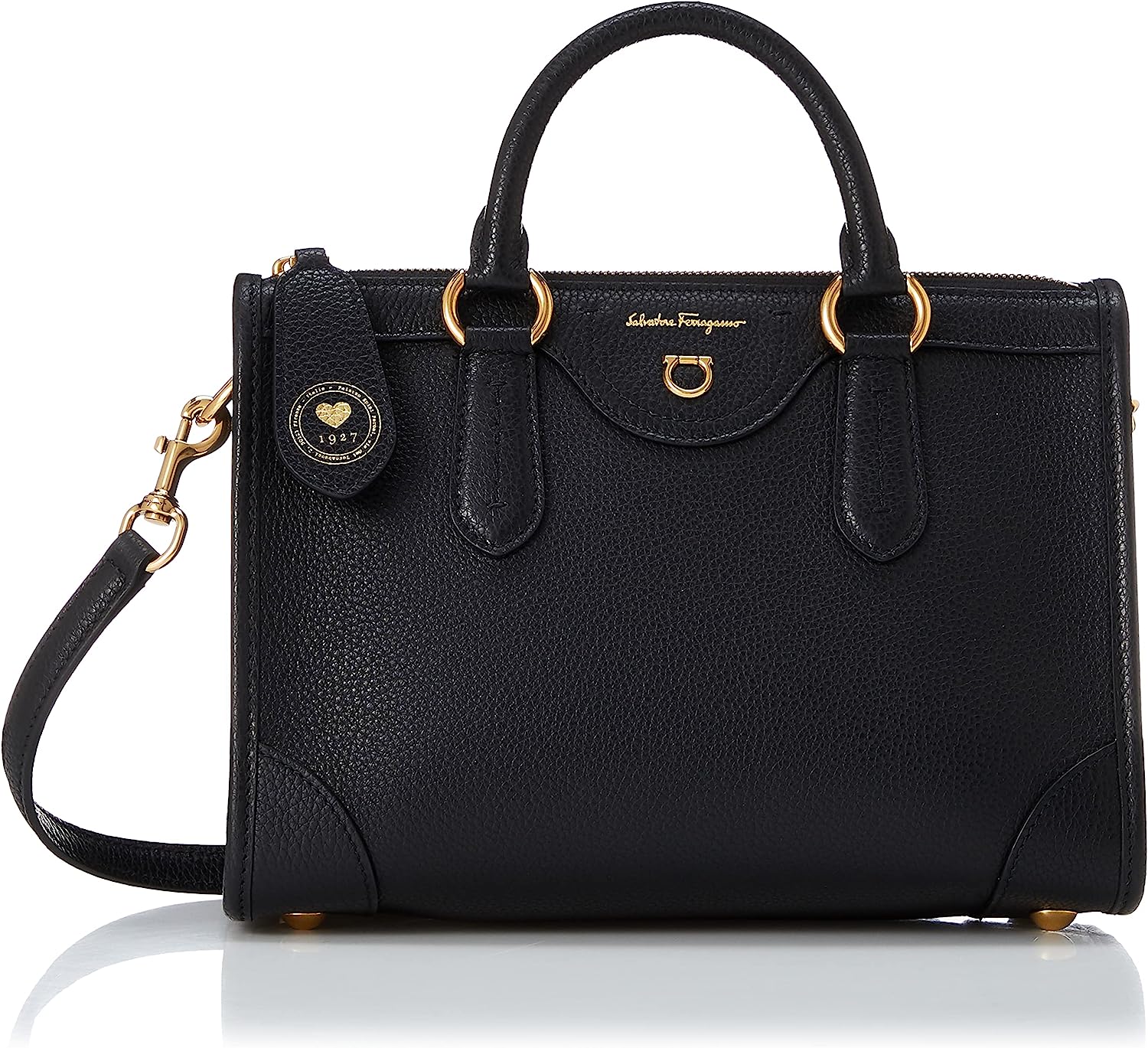 Salvatore Ferragamo 21038800010010 Women's Tote Bag, NERO