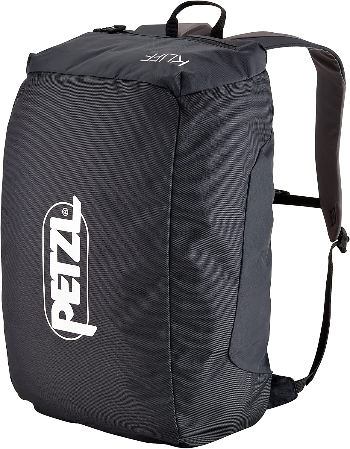 Petzl KLIFF Rope Bag - 36-Liter Rope Bag for Sport Climbing With Removable Tarp - Grey