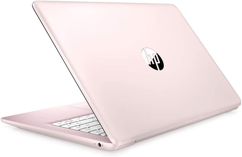2021 HP Stream 14" HD SVA Laptop Computer, Intel Celeron N4000 Processor, 4GB RAM, 64GB eMMC Flash Memory, Webcam, 1-Year Office, Intel UHD Graphics 600, Win 10S, Rose Pink, 32GB SnowBell USB Card