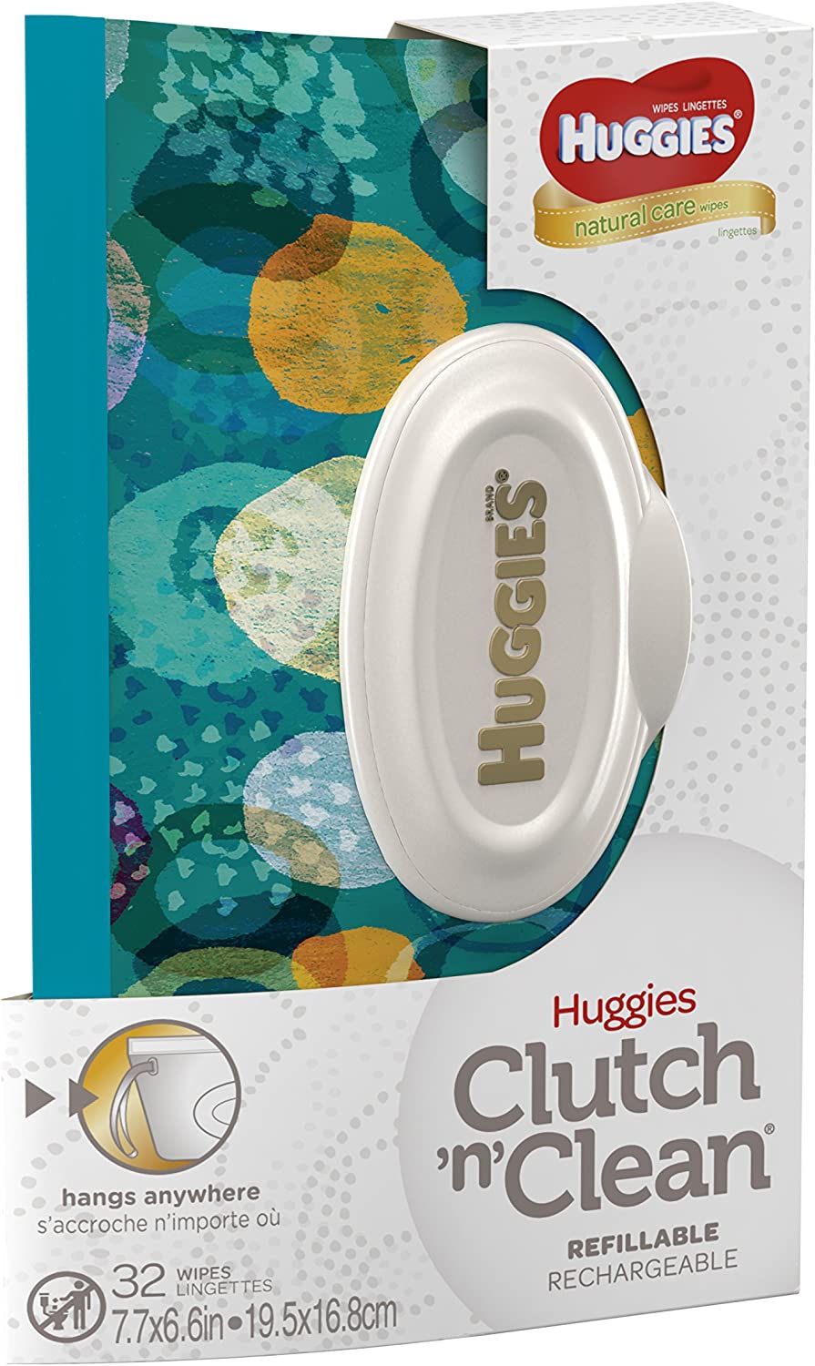 Huggies Natural Care Clutch 'n' Clean RFT Refill, 32 Count