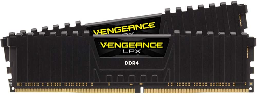 Corsair Vengeance LPX 16GB (2 X 8GB) DDR4 3000 (PC4-24000) C16 1.35V Desktop memory - Black PC Memory