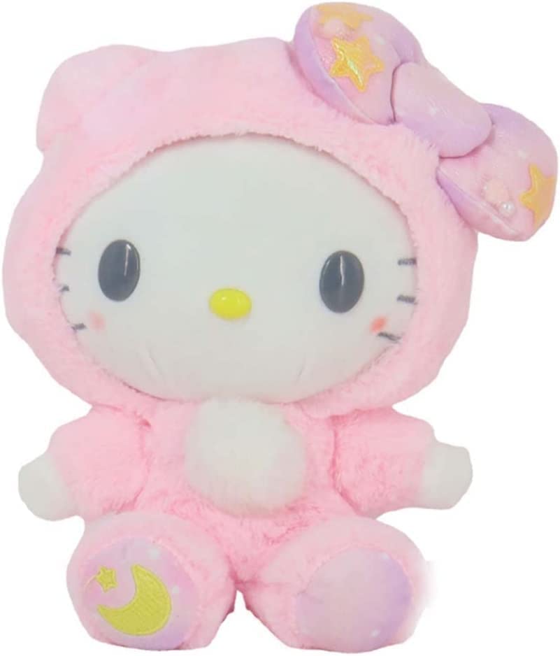 ZYLESRR Plush Dolls, Cute Cartoon Strawberry My Melody Plush Dolls, Plush Pendants, Stuffed Plush Toys. (Hello Kitty)