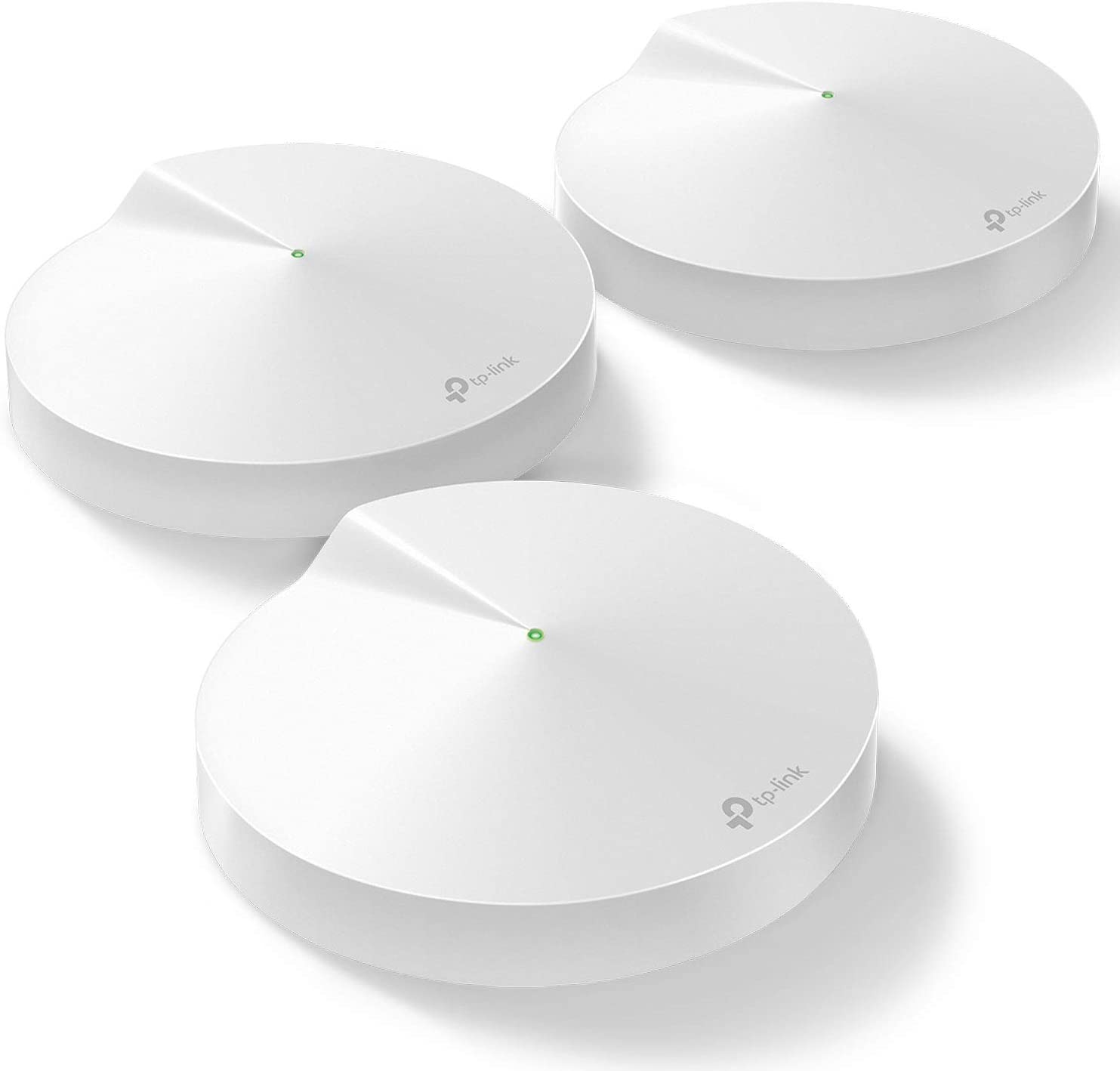 TP-Link Deco Mesh WiFi System(Deco M5) –Up to 5,500 sq. ft. Whole Home Coverage and 100+ Devices,WiFi Router/Extender Replacement, Anitivirus, 3-pack