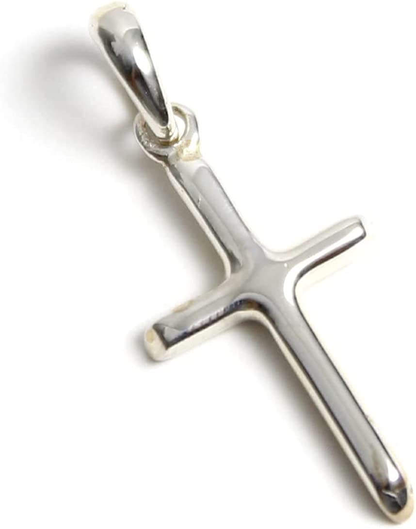 COSUMOSU Cross 925 Sterling Silver Pendant Charm for Necklace for Men and Women