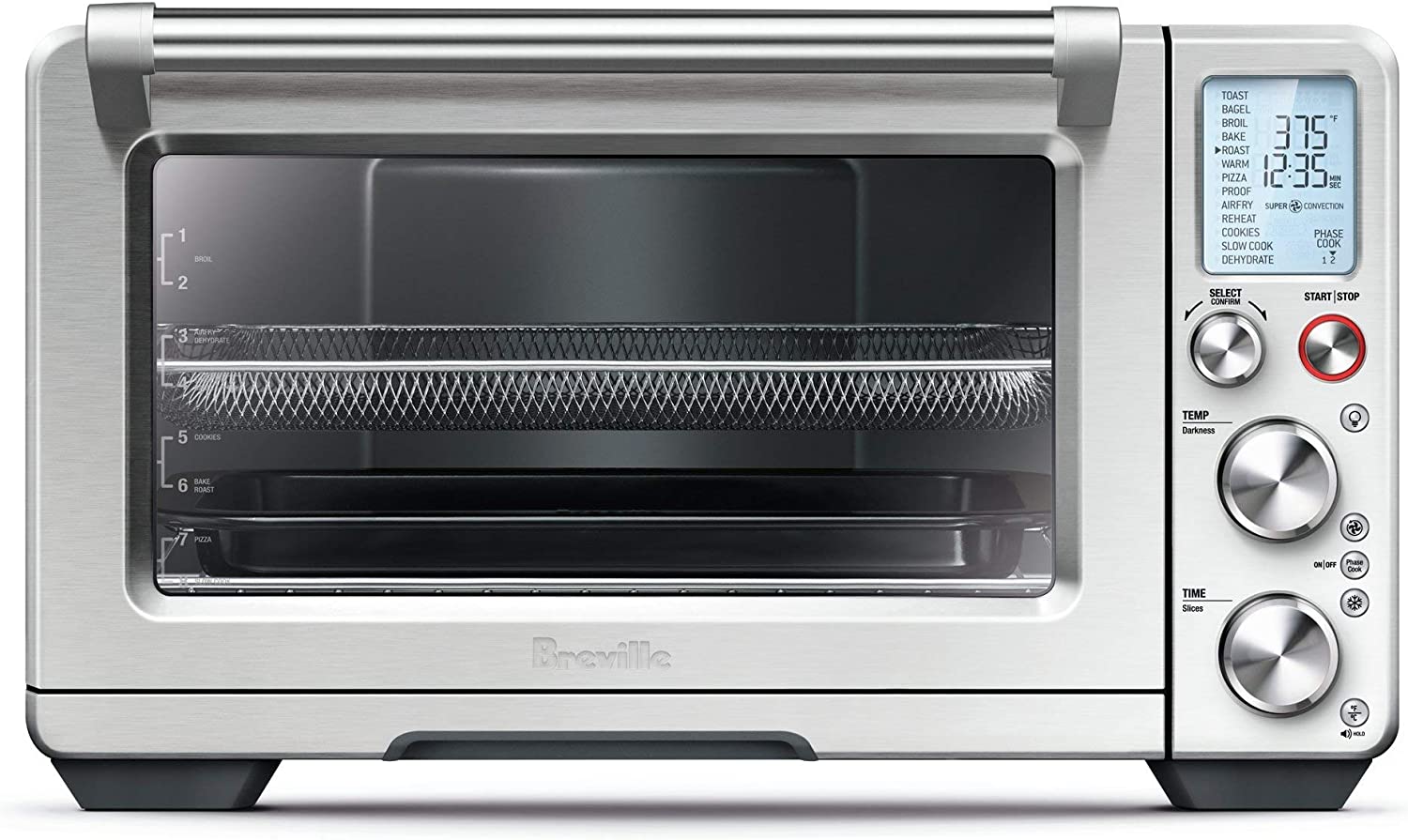 Breville Smart Oven Air Fryer Pro, Brushed Stainless Steel, BOV900BSS