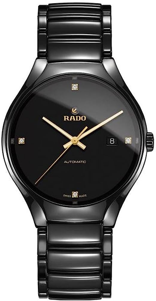 Rado R27056712 True Automatic Mens Watch - Black Dial