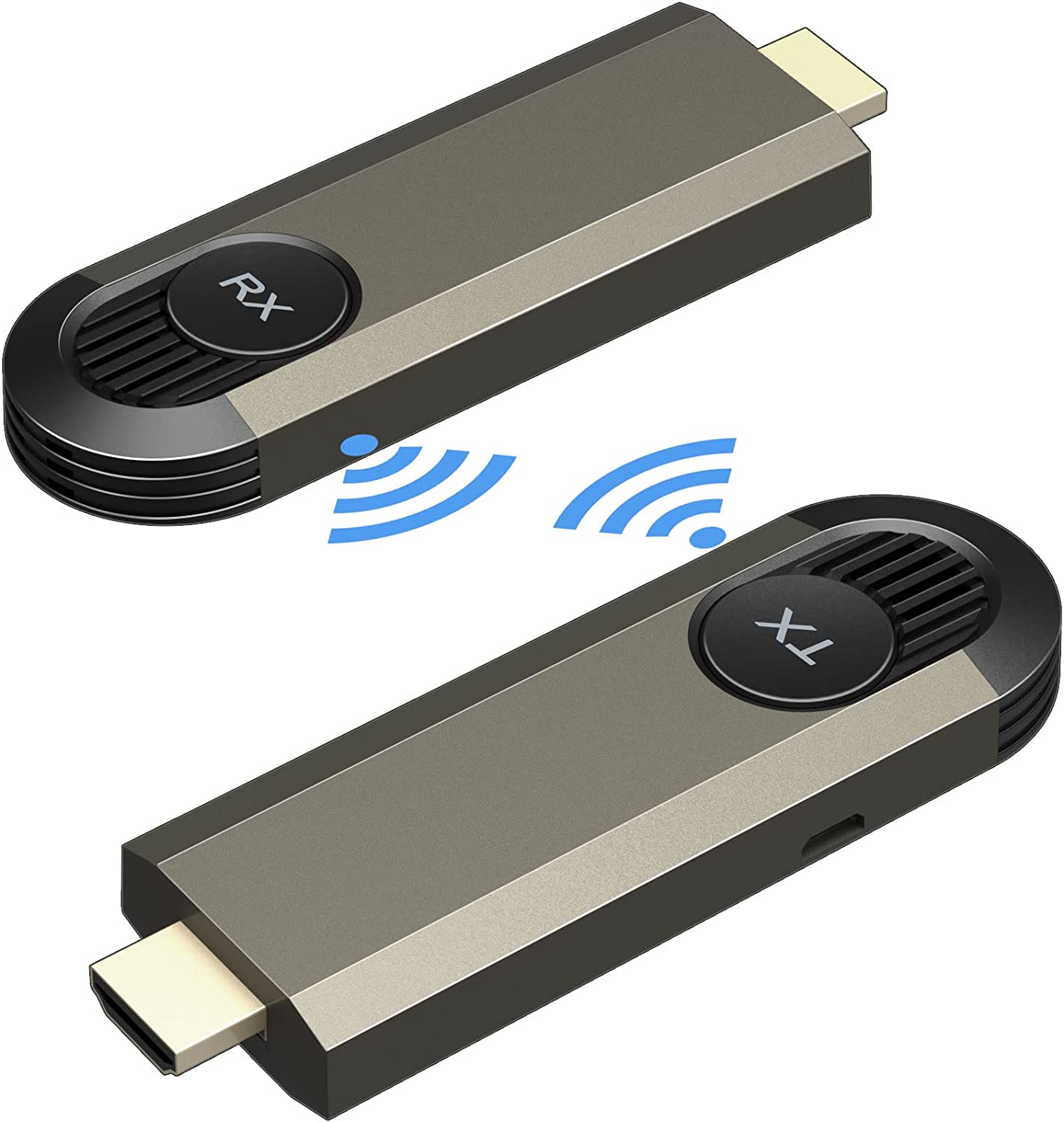 Famido Wireless HDMI Transmitter and Receiver - HD 4K Wireless Presentation Facility HDMI Adapter Support 2.4/5GHz for Ultra HD Streaming Video/Audio from Laptop,PC,HDTV/Projector