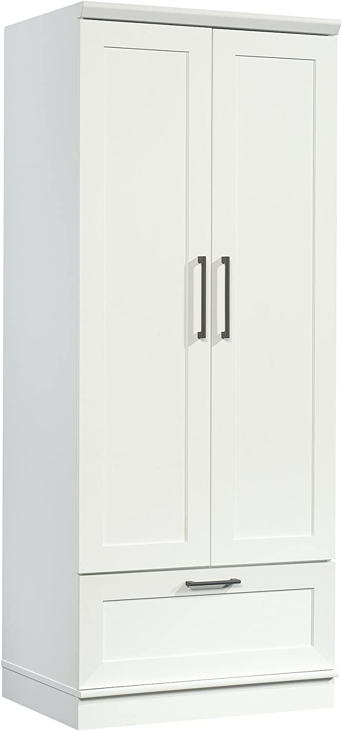 Sauder Homeplus Wardrobe， Soft White finish