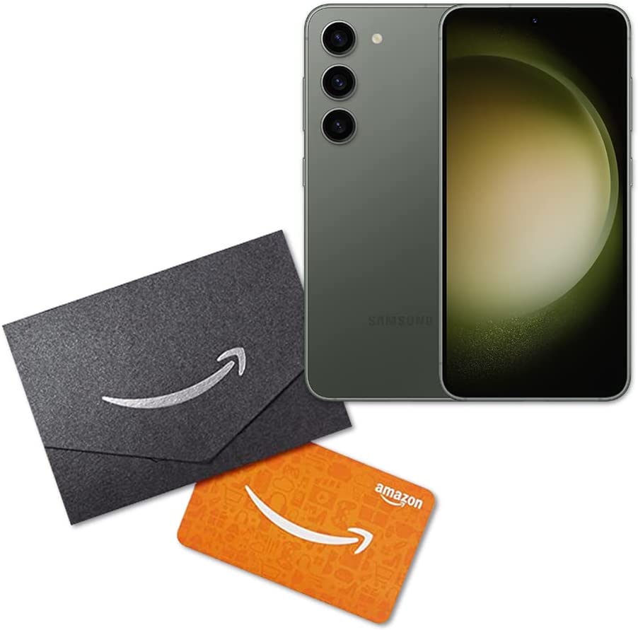 Samsung Galaxy S23 Phone + $50 Argos Gift Card Bundle, Factory Unlocked Android Smartphone, 256GB Storage, 50MP Camera, Night Mode, Long Battery Life, US Version, 2023, Green