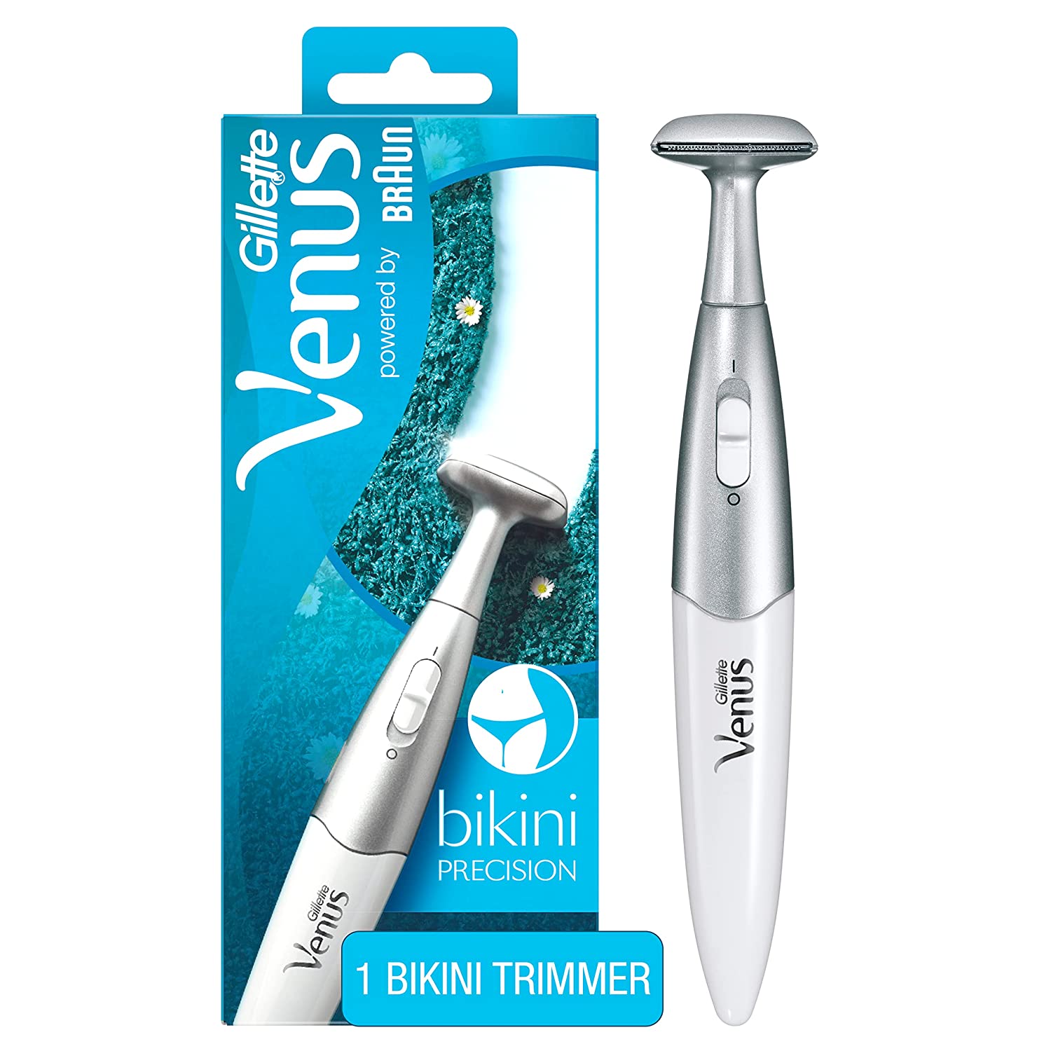 Gillette Venus Bikini Precision Women's Trimmer + 2 attachments for Hair Removal