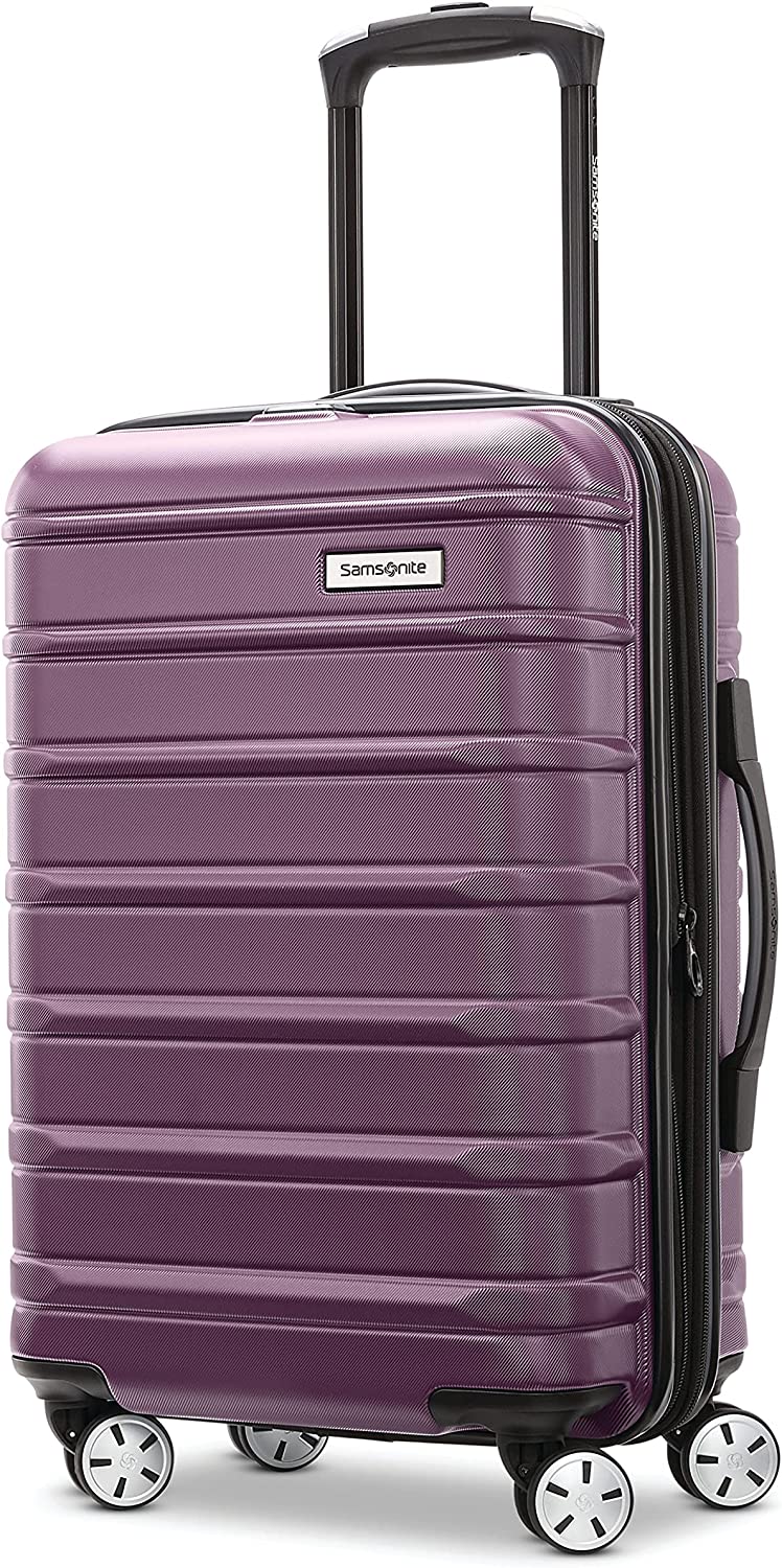 Samsonite Omni 2 Hardside Expandable Luggage with Spinner Wheels， Carry-On 20-Inch， Purple