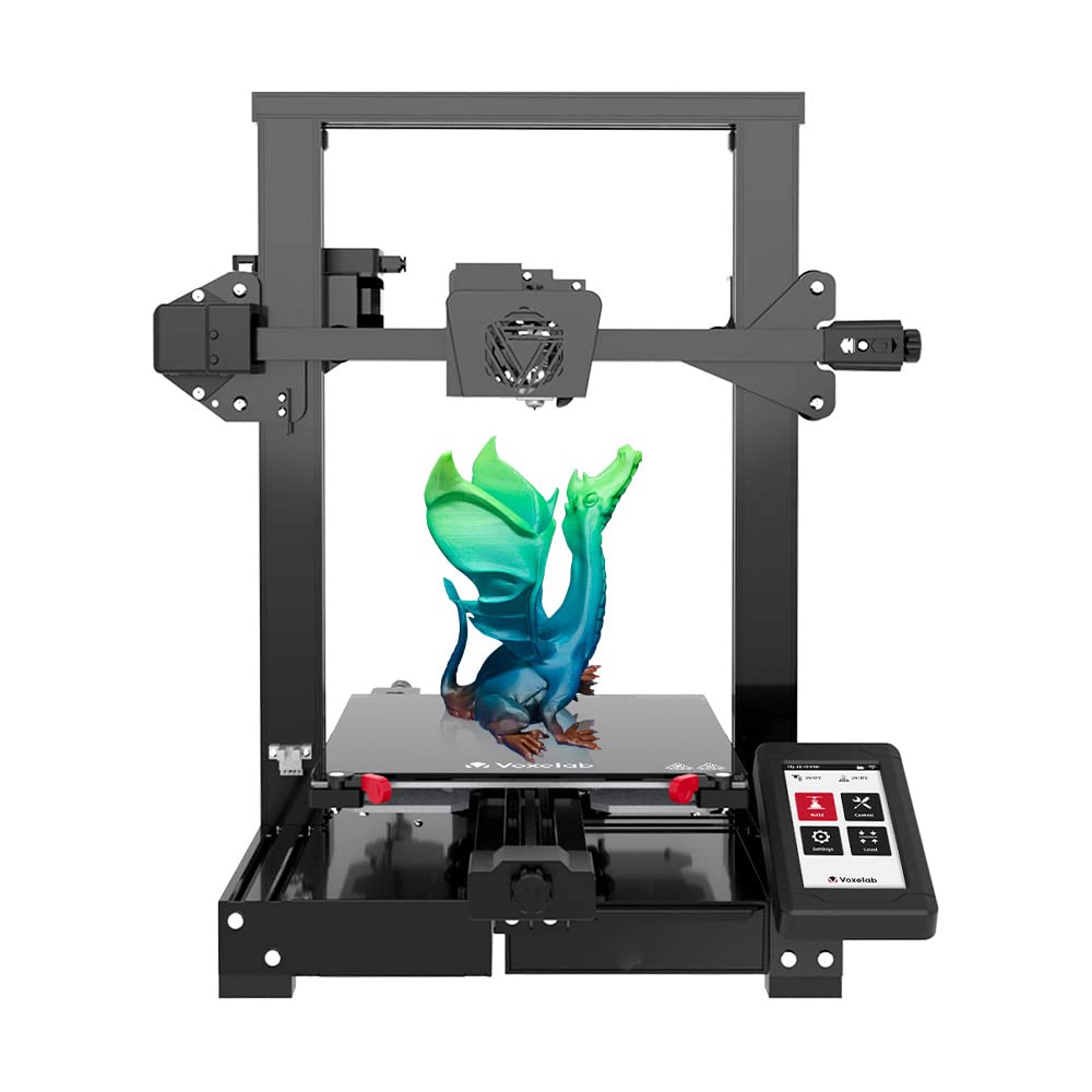 Voxelab Aquila C2 3D Printer with Improved Alloy Frame Structure,UL Certified Power Supply,Removable Build Surface Plate, Fully Open Source and Resume Printing Function,Printing Size 8.66x8.66x9.84in