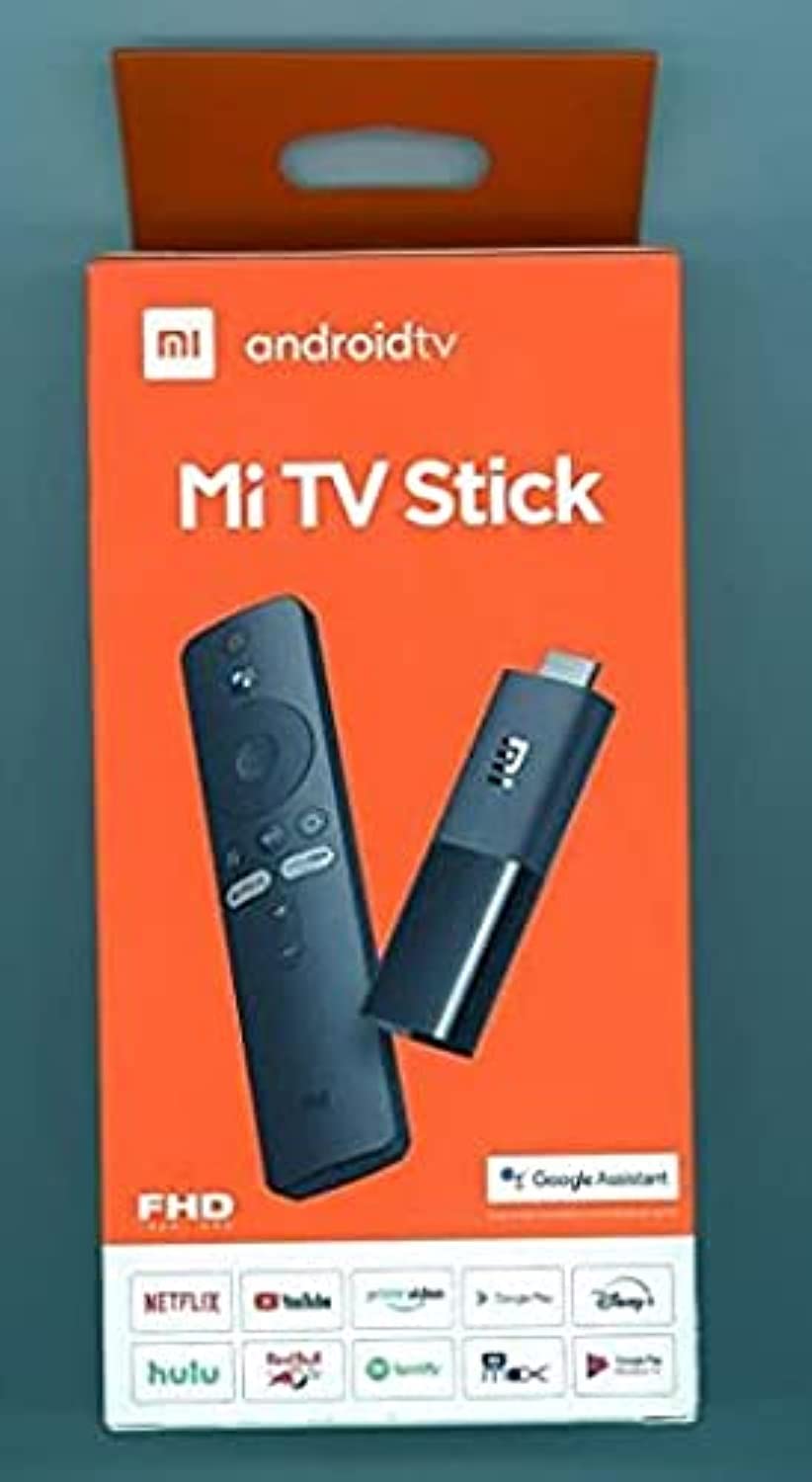 Xiaomi Mi TV Stick Streaming Stick Device | Android 9.0 HD TV Stick Netflix Google Certified TV Box Media Player Support 1GB 8GB AV1/2.4G/5G WiFi 5 /BT 5.2, with Voice Remote Controls